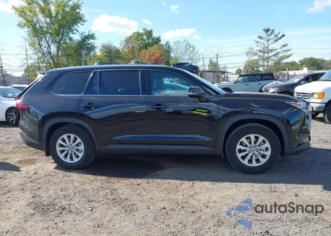 2025 Toyota Grand Highlander Xle z USA, uszkodzony, nr VIN 5TDAAAA56SS030380